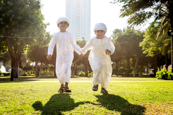 Group of middle eastern kids in Dubai - Valokuva, kuva