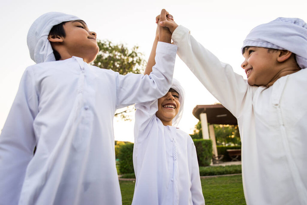 Group of middle eastern kids in Dubai - Фото, зображення