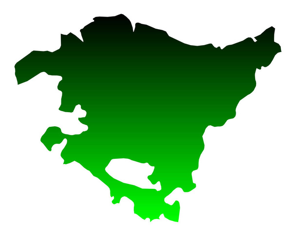 La mappa di Paesi Baschi
 - Vettoriali, immagini