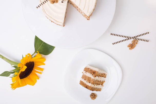 details of carrot cake  - Foto, afbeelding