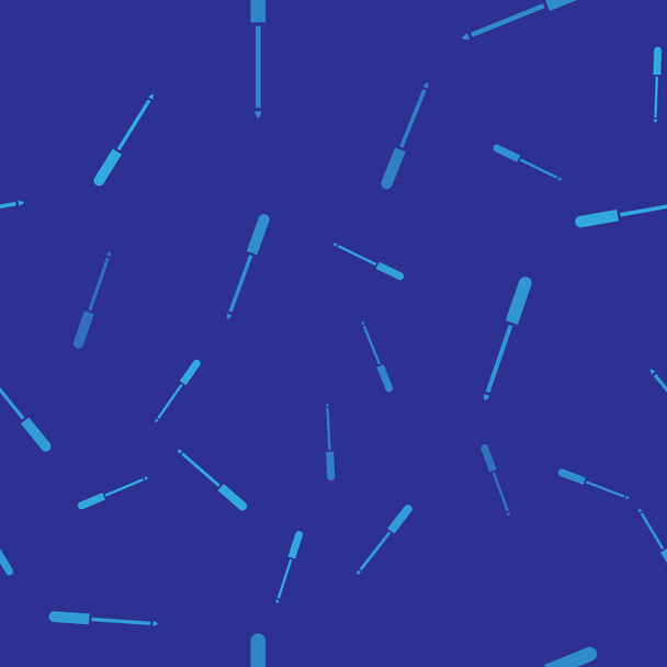 Couteau bleu aiguiseur icône isolée motif sans couture sur fond bleu. Illustration vectorielle
 - Vecteur, image