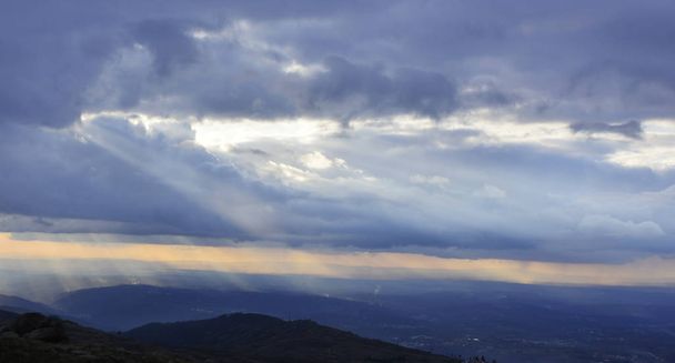 Деталь зимового дня на горі Естрела (Центральна Португалія). - Фото, зображення