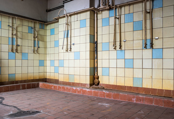 Régi Gdr zuhanyzó szoba - Fotó, kép