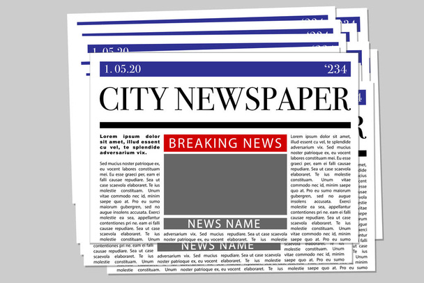 вектор газетного пакета знущається над порожньою сторінкою
 - Вектор, зображення