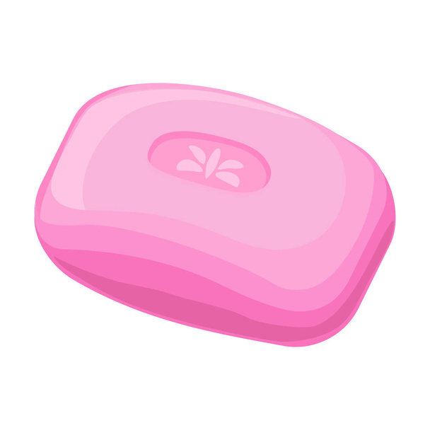 Soap vector icon.Cartoon vector icon isolated on white background soap. - Vektor, obrázek