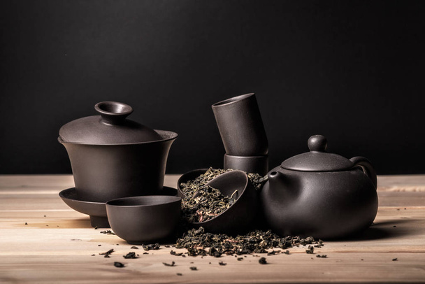 tea ceremony, the Asian culture, health drink, tea culture, Chinese tea, tea utensils, tea set, - Фото, зображення