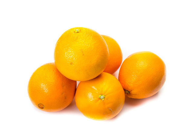 φρέσκο πορτοκαλί απομονωμένο φόντο - Φωτογραφία, εικόνα