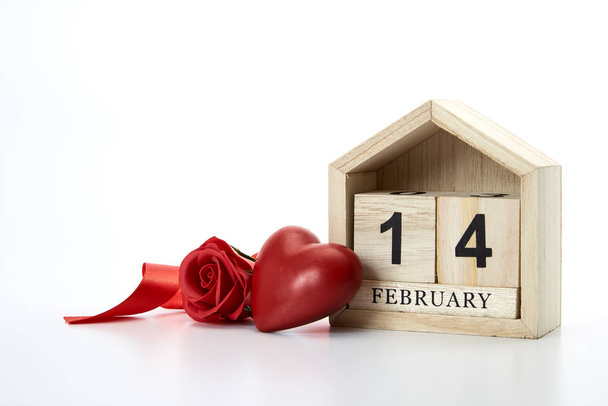 14 Şubat Sevgililer Günü süsleriyle - Fotoğraf, Görsel