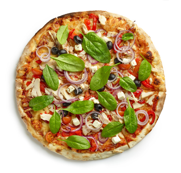 Pizza recién horneada - Foto, Imagen