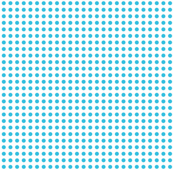 White background  with turquoise dots  - Vector, Image