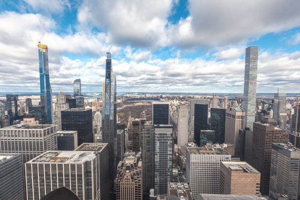 amazing view of New York City skyline  - Fotó, kép