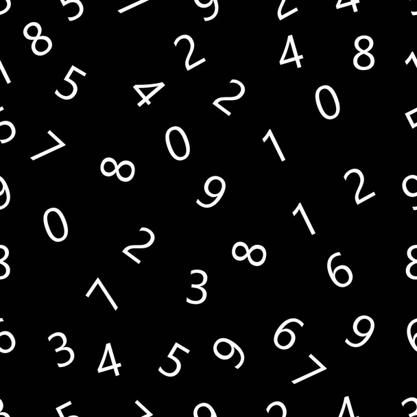 abstrakti numero satunnainen saumaton kuvio
 - Vektori, kuva