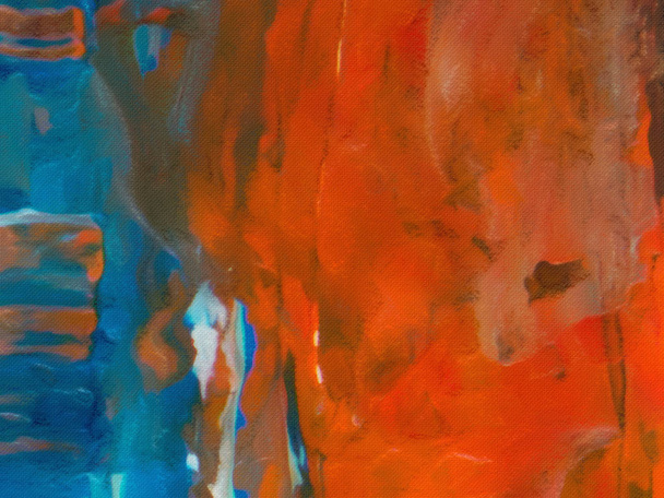 Multicolor brush strokes in oil structure. Grunge fine art mixed media texture. Artistic detailed background. Interesting designed pattern. Prints backdrop. - Φωτογραφία, εικόνα