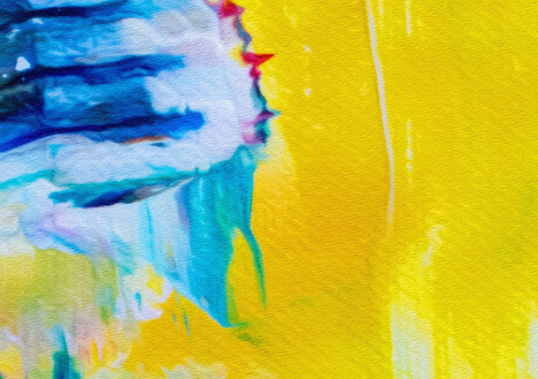 Multicolor brush strokes in oil structure. Grunge fine art mixed media texture. Artistic detailed background. Interesting designed pattern. Prints backdrop. - Fotografie, Obrázek
