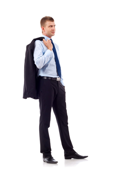 Business man with coat on shoulder - Fotó, kép