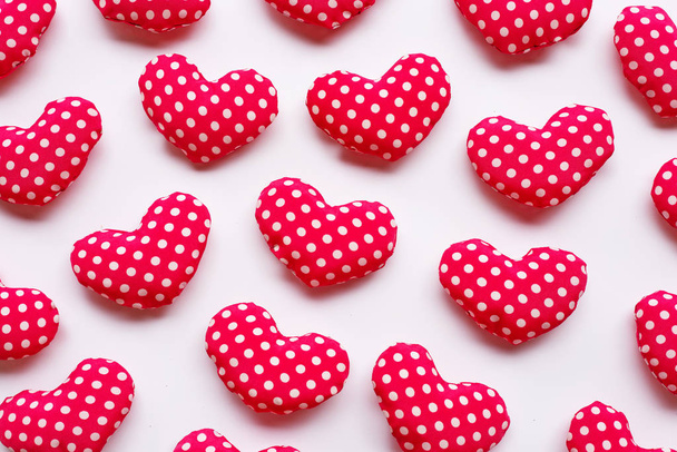 Valentine's hearts on white background - Foto, Imagem