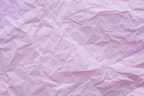 Pink crumpled recycle paper background - Photo, Image
