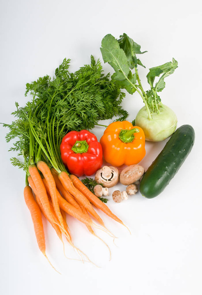 healthy organic food, fresh vegetables - Foto, Imagem