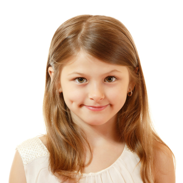 cute smiling little girl - Фото, изображение
