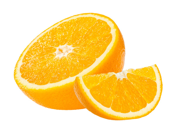 Orange on a white background - Fotoğraf, Görsel