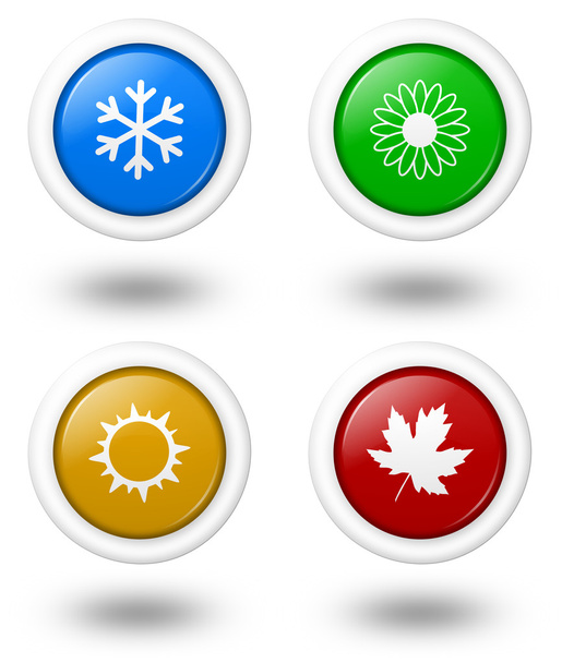 Seasons Icon Series - Foto, Bild