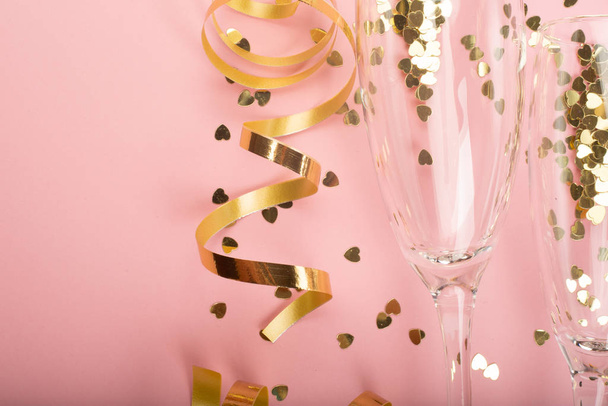 Valentines day champagne - Foto, Imagen