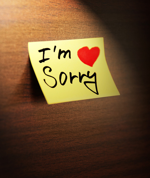 Üzgünüz, el yazısı - Fotoğraf, Görsel