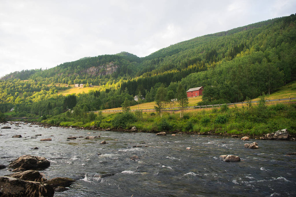 Scenic nature view of Norway in summer - Foto, Imagem