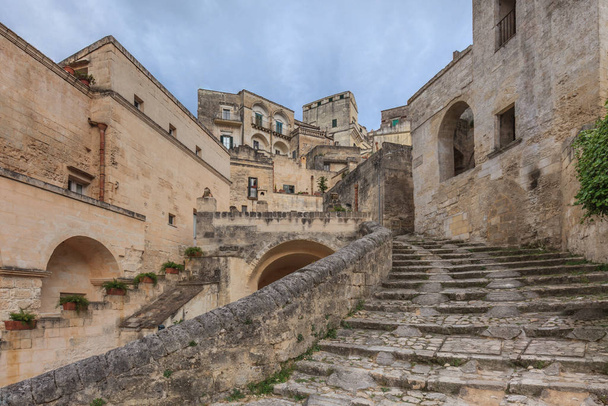 Matera village. Unesco World Heritage Site, Italy - 写真・画像