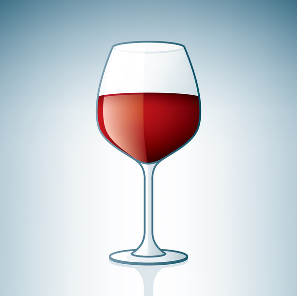 порожній Бокал для вина
 - Вектор, зображення