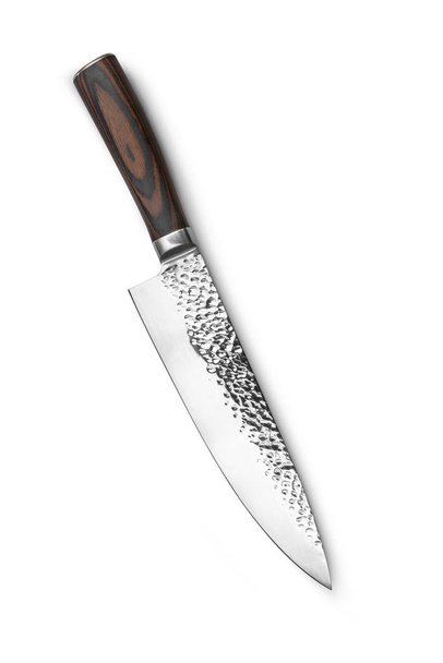 Chef's knife for your kitchen isolated on black background. With clipping path - Valokuva, kuva