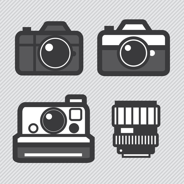 Photography camera lens - ベクター画像