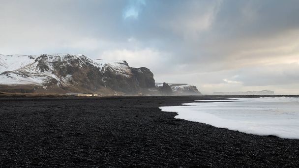 Coastline close to the small village Vik, Iceland, Europe - Foto, Imagem