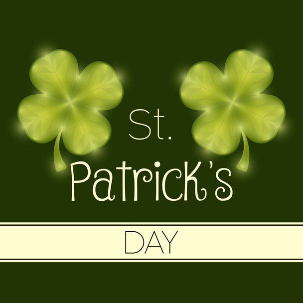 Saint Patricks days card - Вектор,изображение