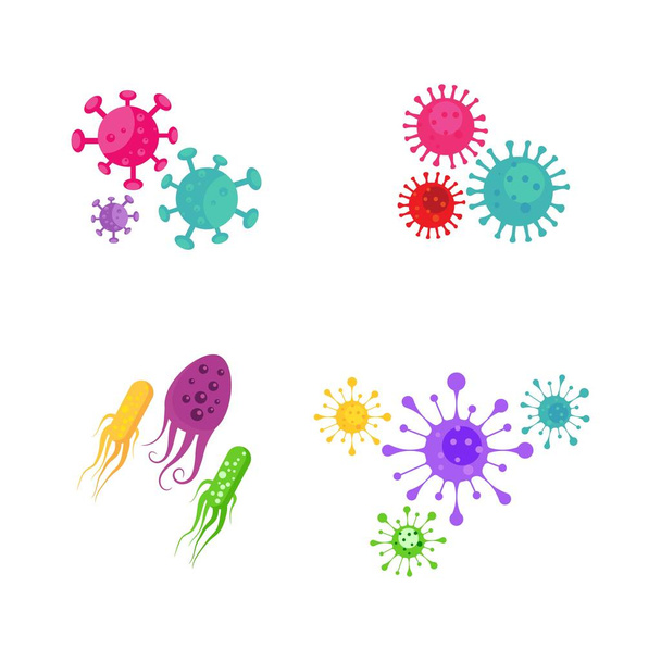 Virus vector illustration icon - Vector, Image