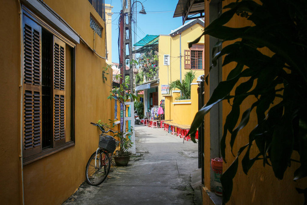 Piękne ulice w Hoi An Central Vietnam - Zdjęcie, obraz
