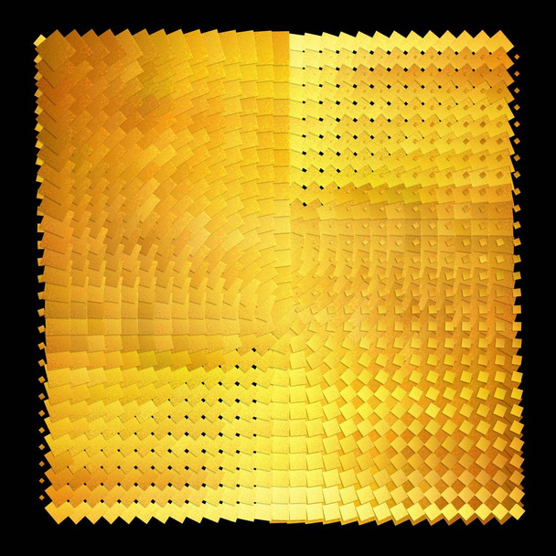черный / красный / цветной / золотой спирали из квадратов с переменными размерами и углами
  - Фото, изображение
