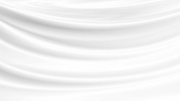 Белый роскошный тканевый фон с копировальным пространством
 - Фото, изображение