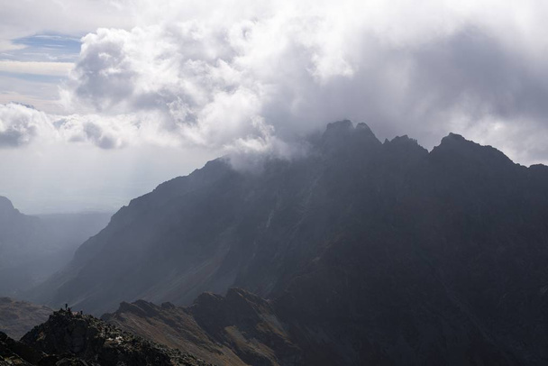 Mountains. Rocky hill. Sivy Peak in High Tatras, Slovakia - Fotografie, Obrázek