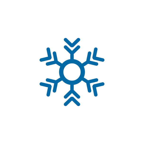 Шаблон векторного дизайну логотипу піктограми сніжинки
 - Вектор, зображення