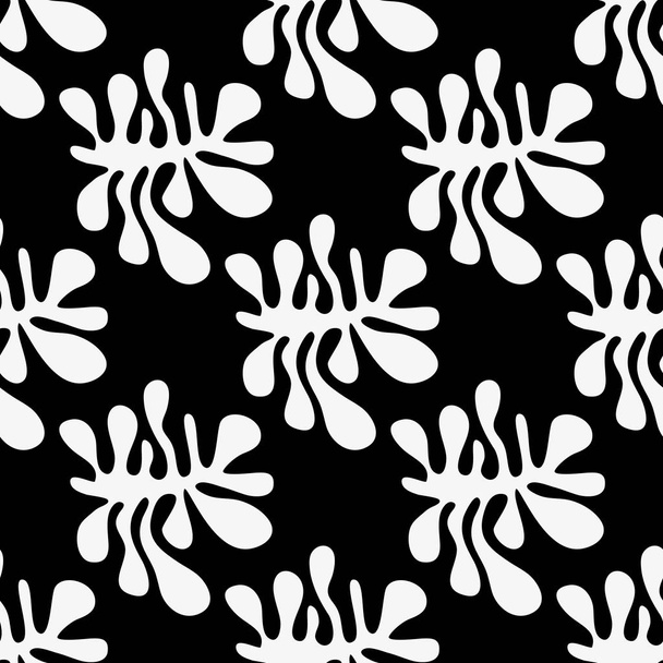 geometric abstract seamless pattern on a dark background for your design - Vetor, Imagem