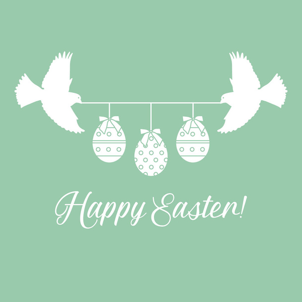 Щасливого Великодня Птаха Пасхальне яйце Свято
 - Вектор, зображення