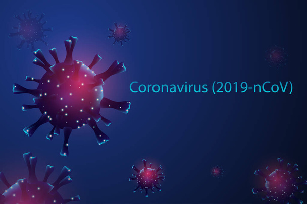 Vírus pandêmico e antiviral conceito de vírus corona droga. Desenho de ilustração vetorial.
 - Vetor, Imagem