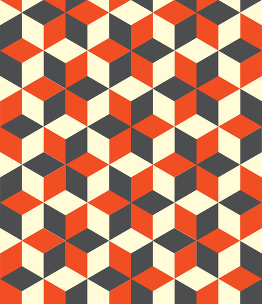 Textura de fondo de patrón de cubo 3d sin costuras
 - Vector, imagen