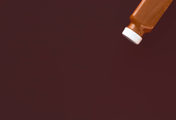 Detox szuperétel smoothie csokoládéüveg a fogyás tisztít - Fotó, kép