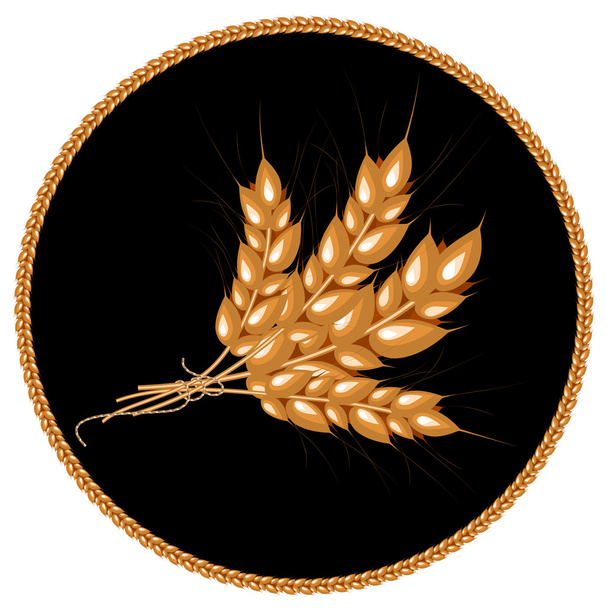 Vector wheat. - Διάνυσμα, εικόνα