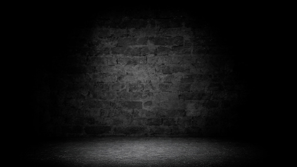 Αφηρημένο μαύρο τούβλο με φόντο βινιέτα. Πλαίσιο στούντιο - καλά χρήση ως backdrop φόντο, μαύρο πίνακα, μαύρο φόντο στούντιο, μαύρο πλαίσιο κλίση - Φωτογραφία, εικόνα