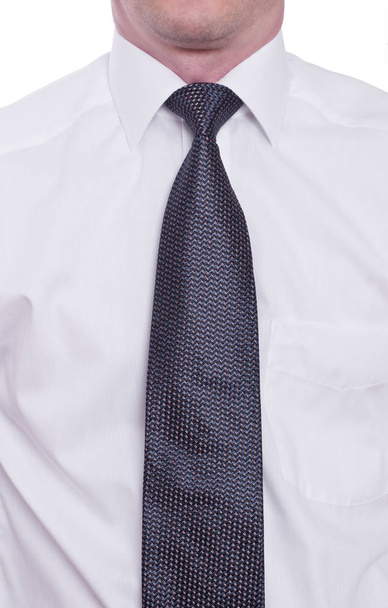a man is tying a tie - Photo, Image