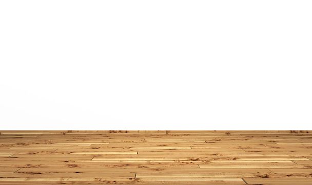 blank room with wooden parquet - Фото, зображення