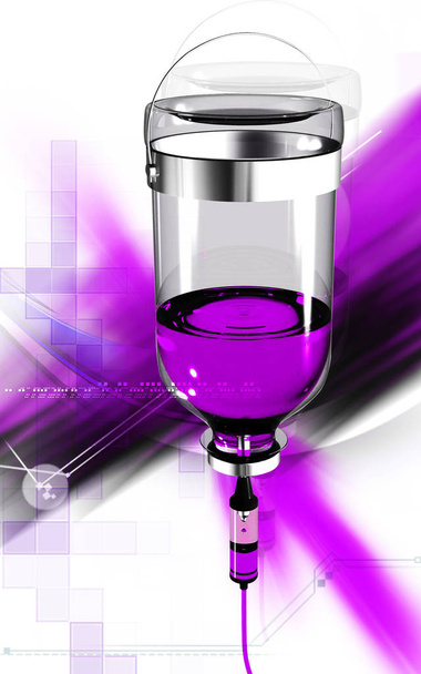 Digital illustration of drip in colour background	 - Fotografie, Obrázek